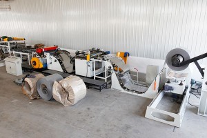 KX-1200 Uncoiling Leveling Shearing Production Line